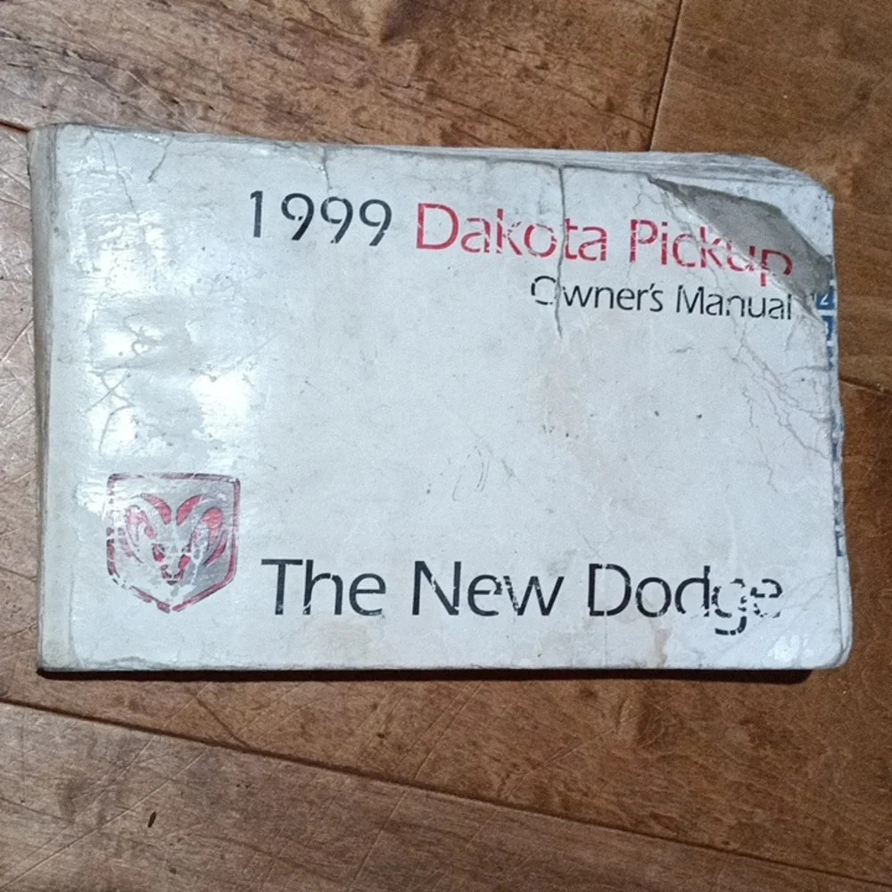 1999 Dakota pickup owner's manual. The new Dodge. (F)​​​​​​